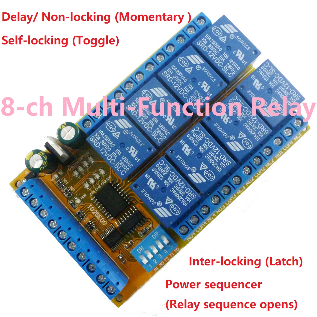 DC 5V 12V 24V 8 Channels Multi - Shelly Relay Module recensione e prezzo