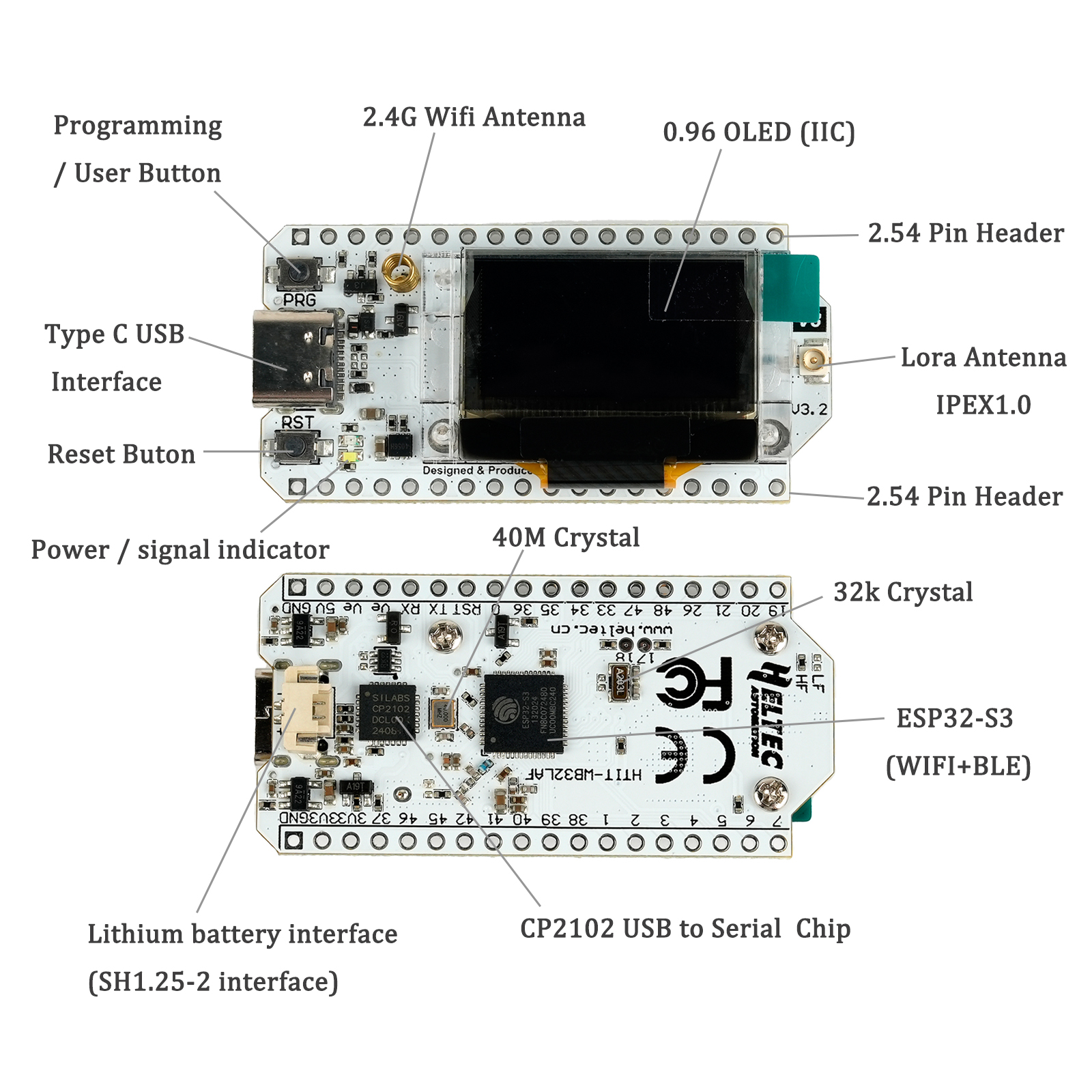 2Sets LoRa32 V3 868MHz 915MHz  - Home Automation With Arduino recensione e prezzo