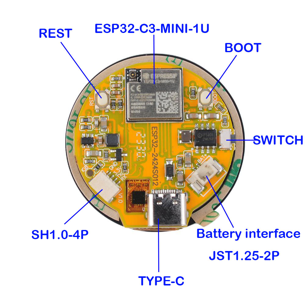 ESP32 Display 1.28 inch ESP32- - Home Automation Industry recensione e prezzo