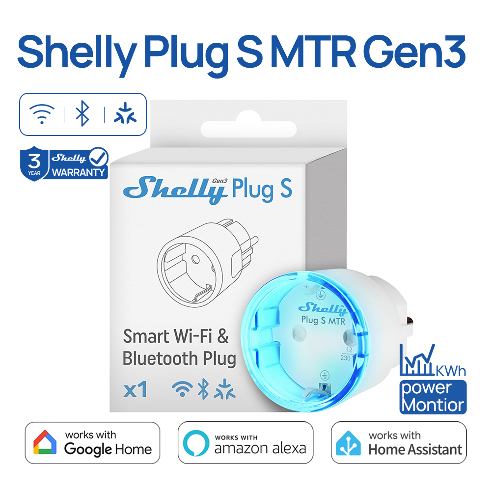 Shelly Plug S MTR Gen3 Matter  - Shelly Relay Module recensione e prezzo