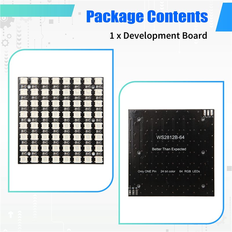 2025 Trend WS2812 LED 5050 RGB - Rgb Led Matrix 8X8 recensione e prezzo