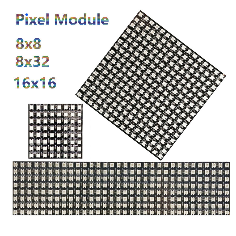 DC5V WS2812B 8*8 16*16 8*32 Fl - Rgb Led Matrix 8X8 recensione e prezzo