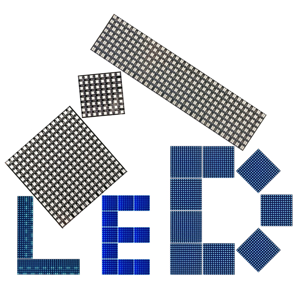 DC5V WS2812B 8*8 16*16 8*32 Fl - Rgb Led Matrix 8X8 recensione e prezzo