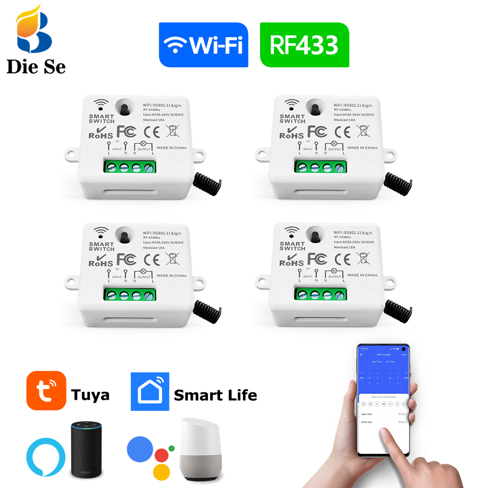 Tuya WiFi Smart Light Switch 4 - Home Automation Industry recensione e prezzo