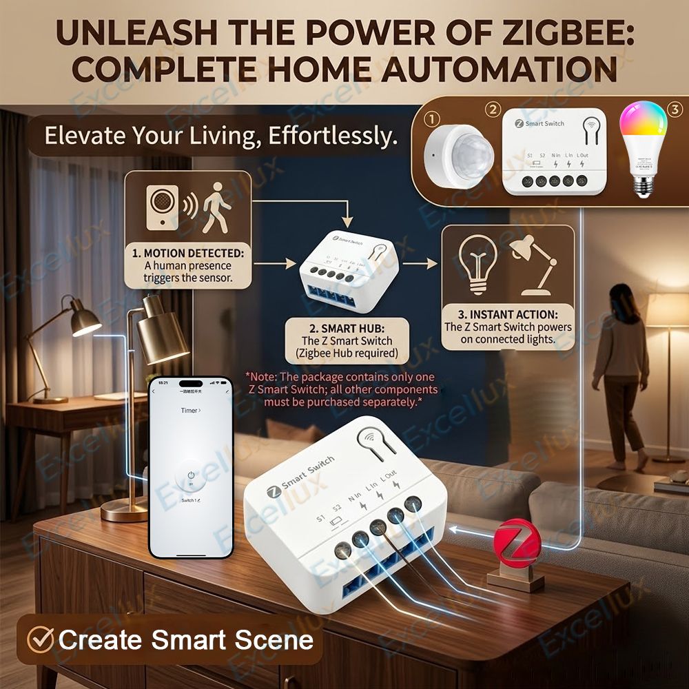 Ultra Mini ZigBee Smart Switch - Diy Home Automation Hub recensione e prezzo