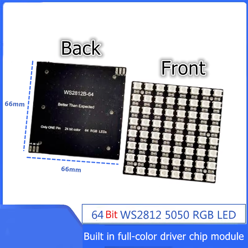 WS2812B 8x8 64Bit RGB LED Matr - Rgb Led Matrix 8X8 recensione e prezzo