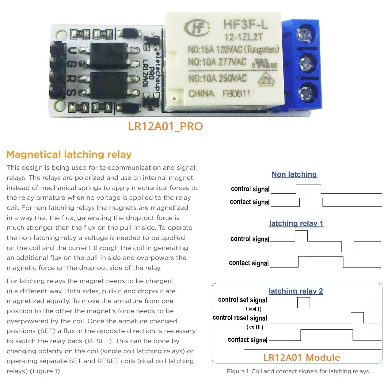 LR12A01 Magnetic Latching Rela - Shelly Relay Module recensione e prezzo