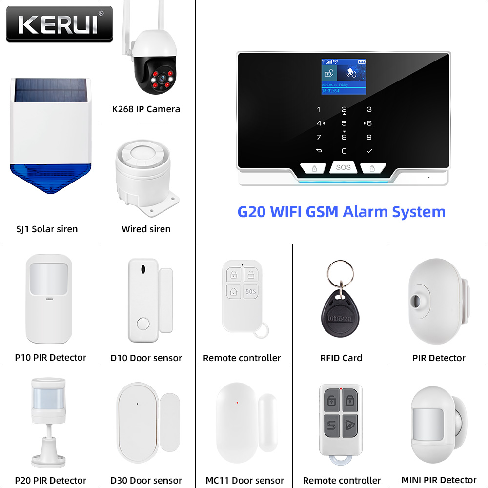 KERUI 433MHz DIY Alarm Kit G20 - Home Automation Diy Kit recensione e prezzo