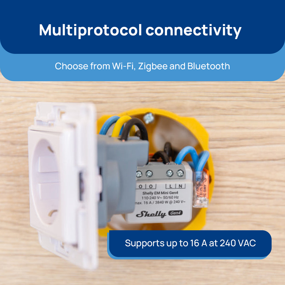 Shelly EM Mini Gen4 Matter Com - Shelly Relay Module recensione e prezzo