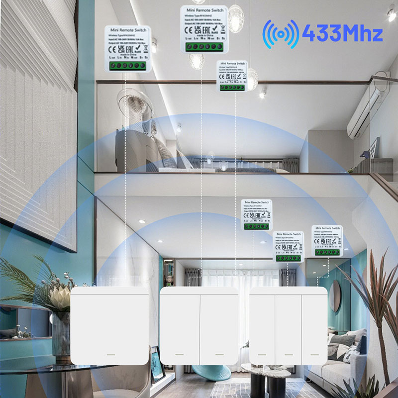 RF 433MHz Smart DIY Wireless S - Home Automation Systems Diy recensione e prezzo