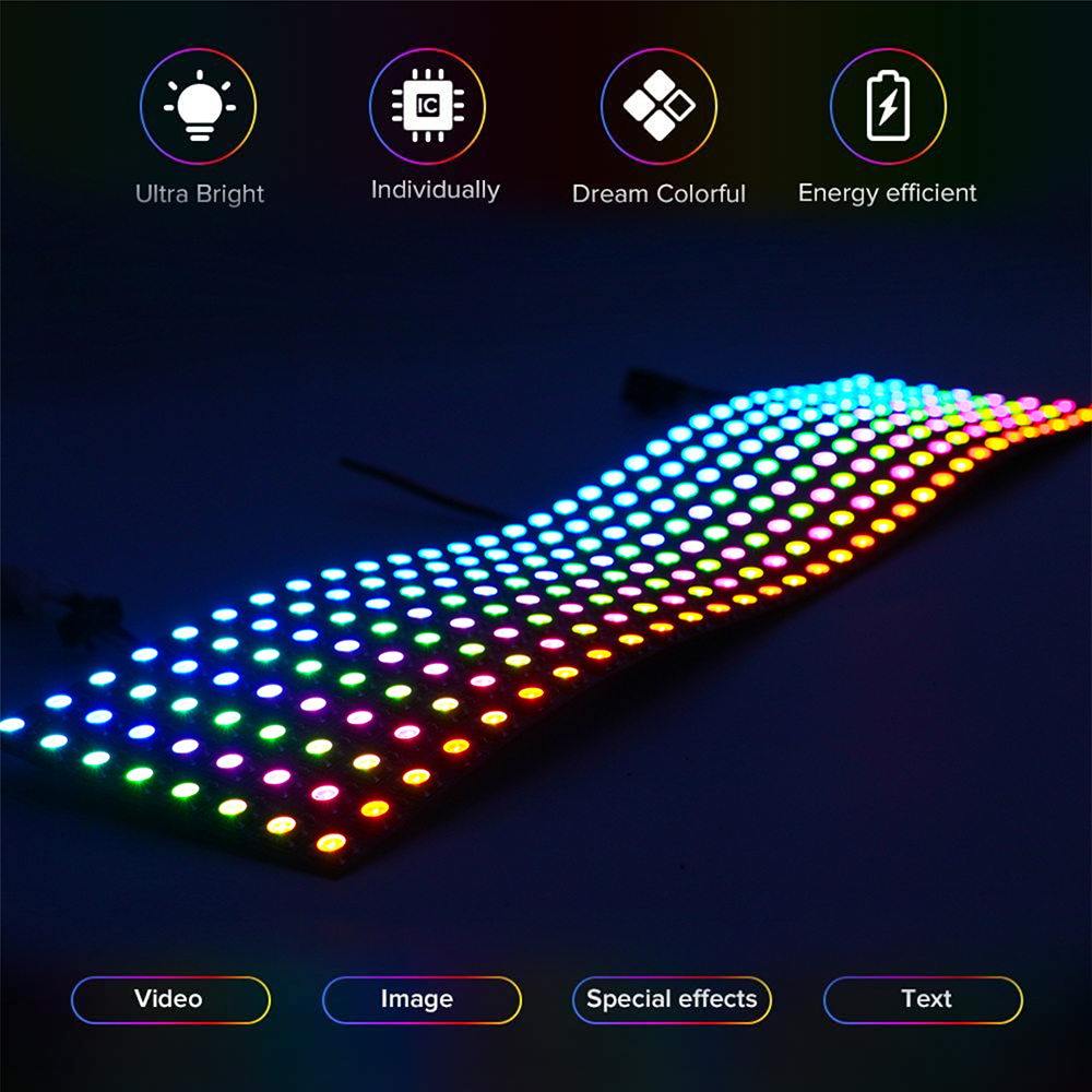 WS2812B SMD5050 RGB Panel LED  - Rgb Led Matrix 8X8 recensione e prezzo