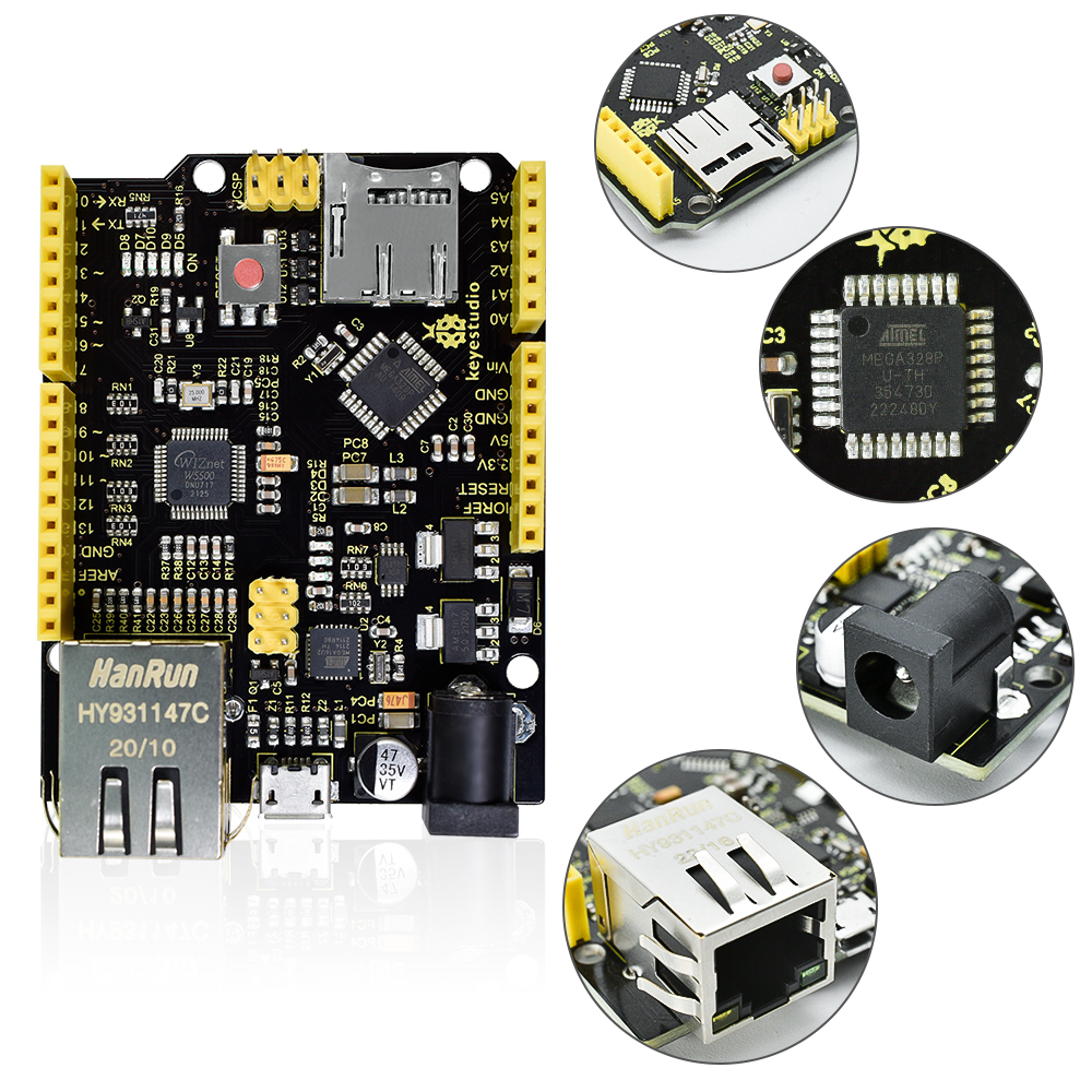 Keyestudio W5500 ETHERNET DEVE - Ethernet Module W5500 recensione e prezzo