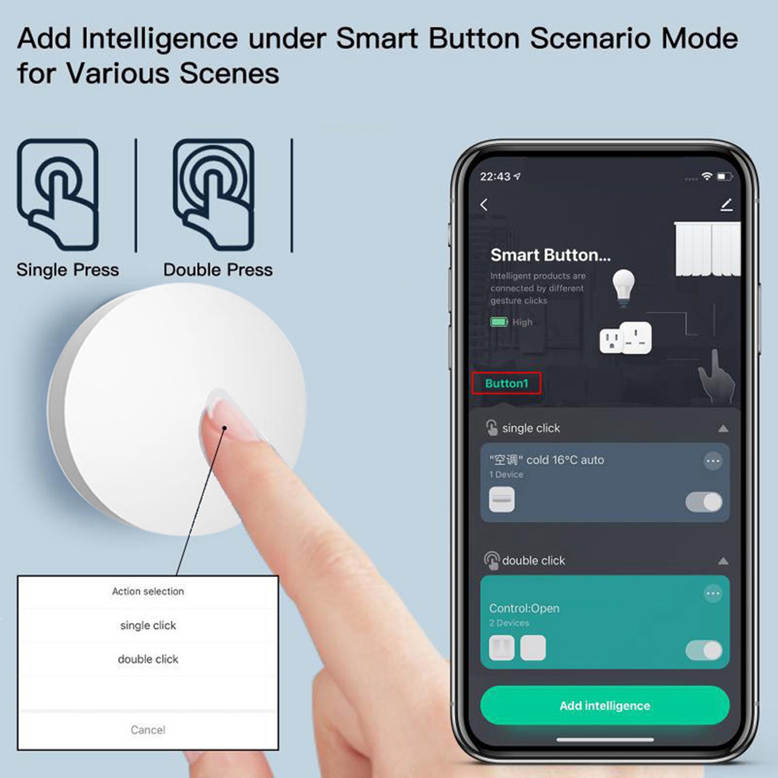 Zigbee Smart Knob Scene Switch - Diy Smart Home Automation Devices recensione e prezzo