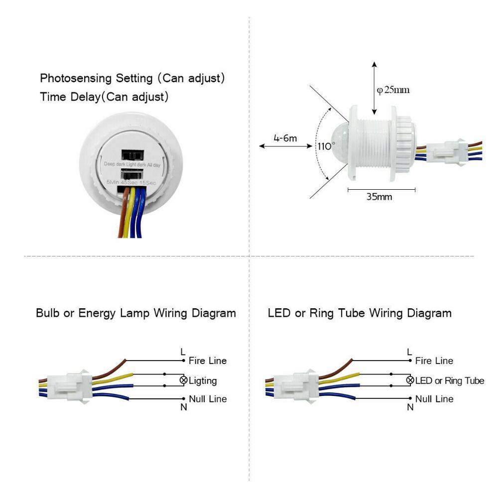 Time Delay PIR Infrared Body M - Motion Sensor Pir Wired recensione e prezzo