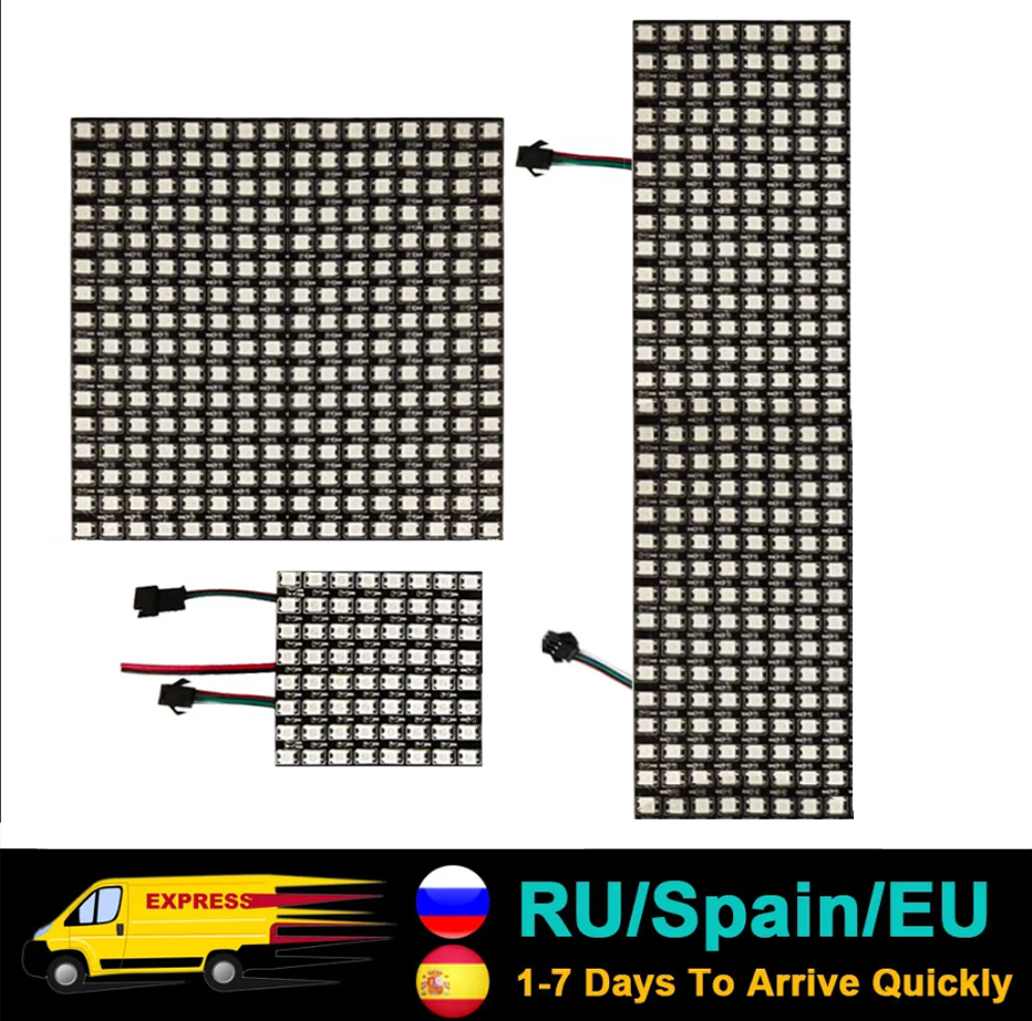 DC5V WS2812B 5050 RGB SMD Flex - Rgb Led Matrix 8X8 recensione e prezzo
