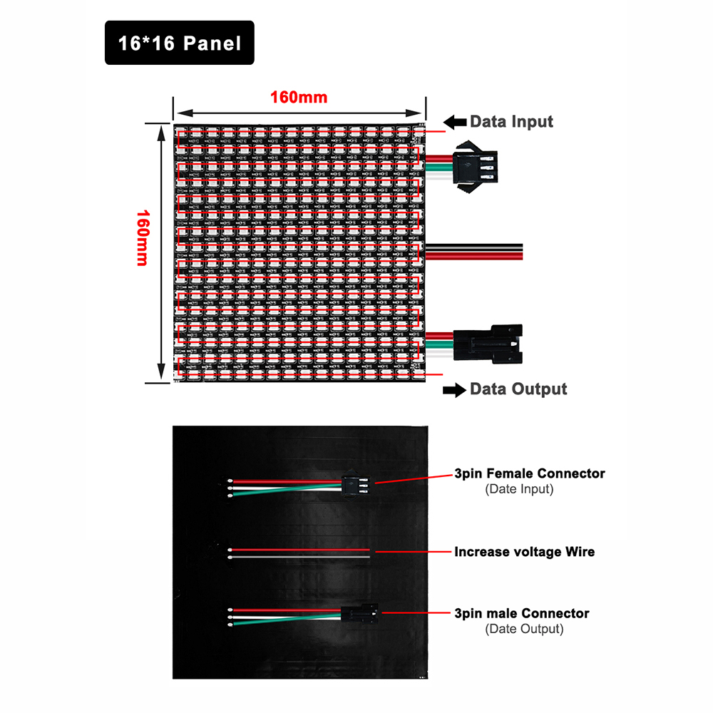 DC5V WS2812B 5050 RGB SMD Flex - Rgb Led Matrix 8X8 recensione e prezzo