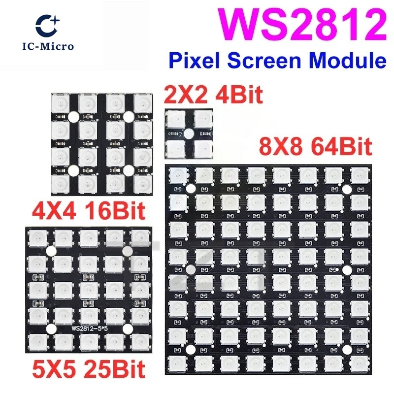 NEW WS2812 LED 5050 RGB 8x8 LE - Rgb Led Matrix 8X8 recensione e prezzo