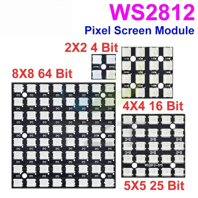 NEW WS2812 LED 5050 RGB 8x8 LE - Rgb Led Matrix 8X8 recensione e prezzo