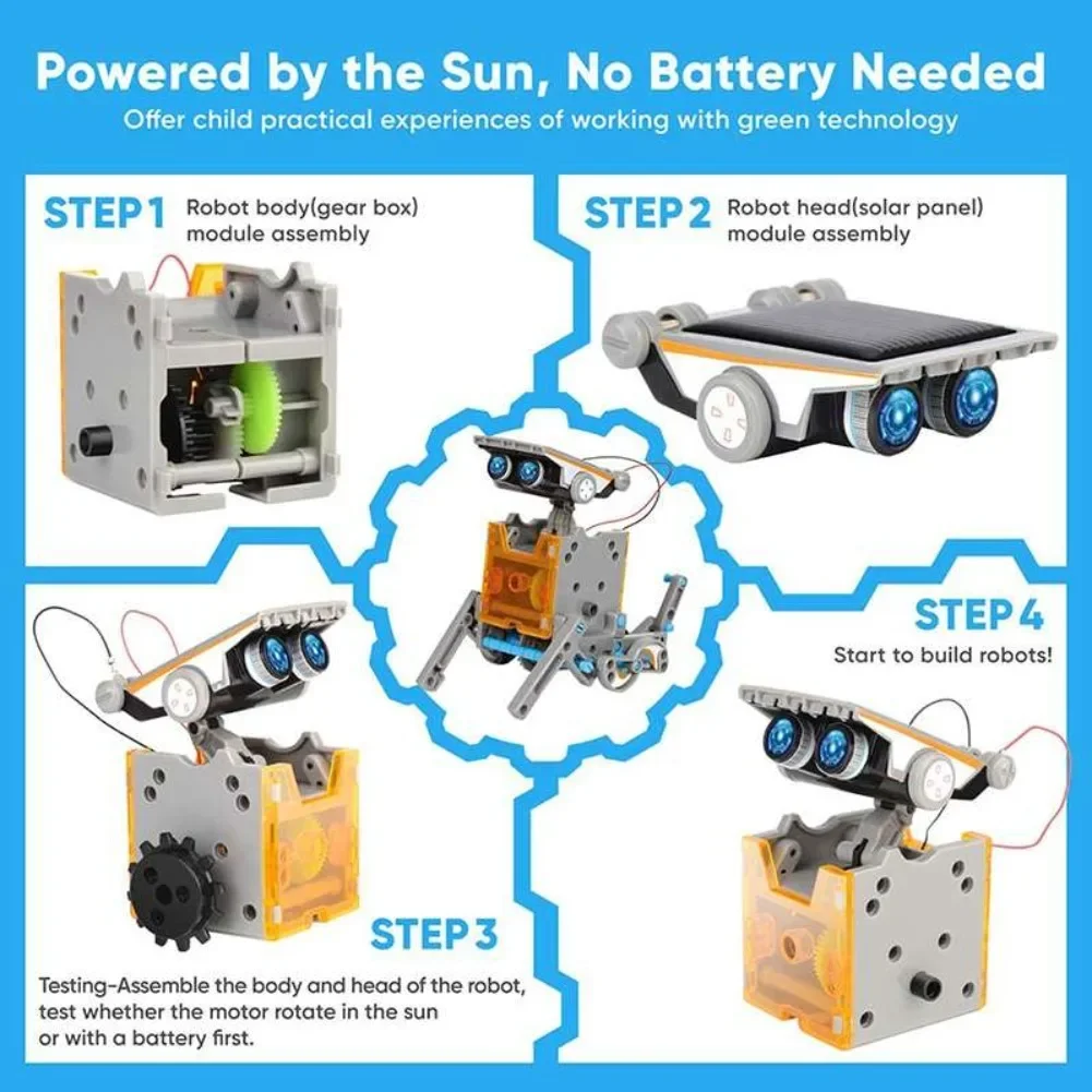 13 in 1 Solar Powered Robot Sc - Diy Automation recensione e prezzo