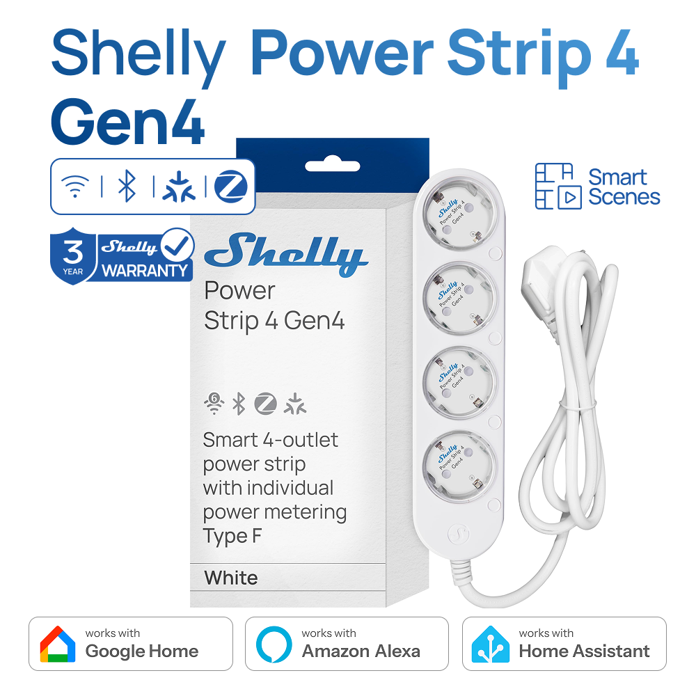 Shelly Power Strip 4 Gen4 Smar - Shelly Relay Module recensione e prezzo