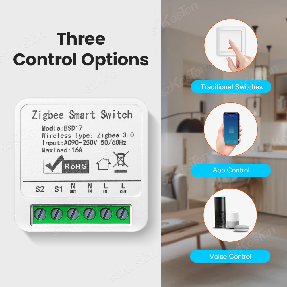 16A Tuya ZigBee Smart Switch M - Diy Home Automation Hub recensione e prezzo